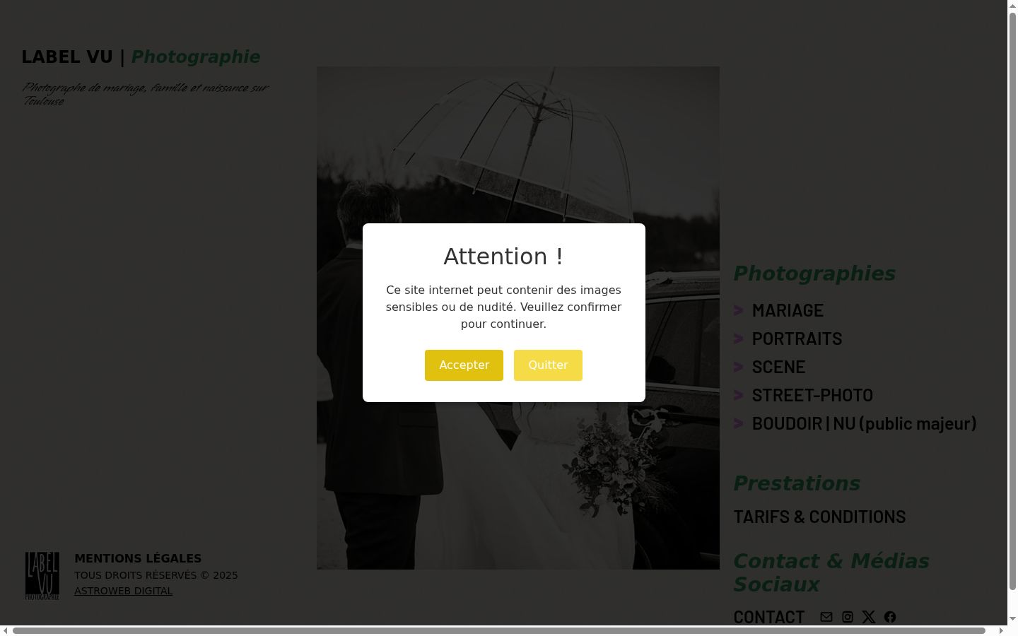 Screenshot des Einwilligungsbanners vor jeglicher Interaktion