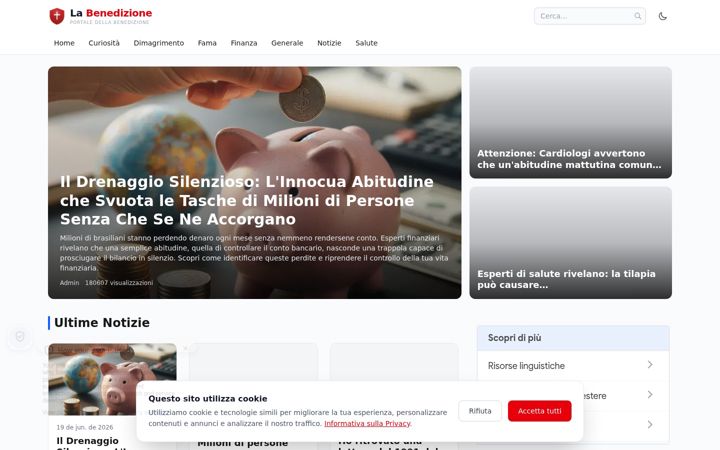 Screenshot of labenedizione.com