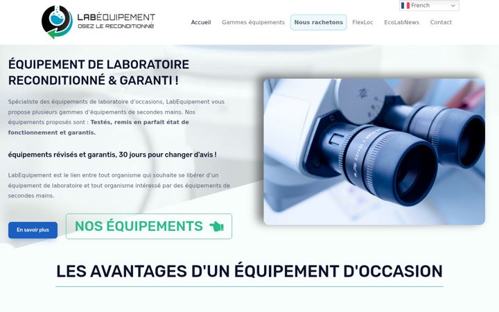 Screenshot of labequipement.fr