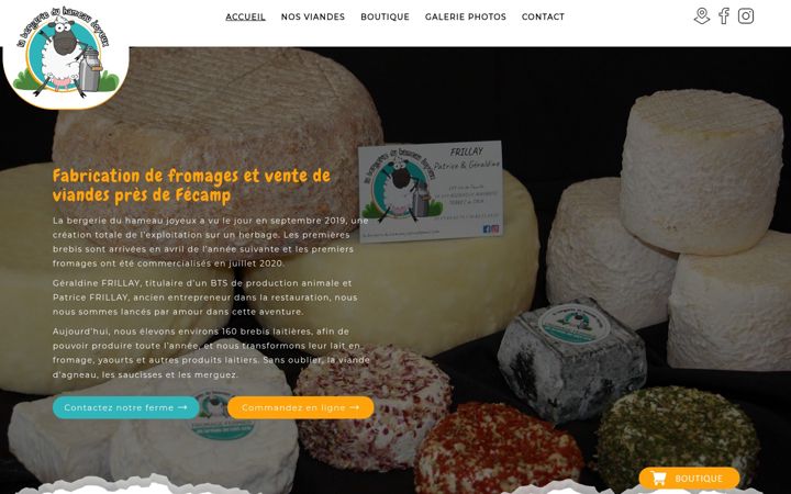 Screenshot of labergerieduhameaujoyeux.fr