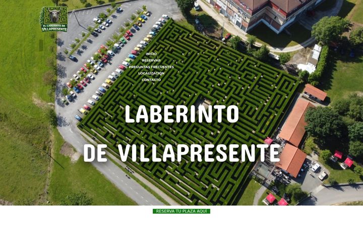 Screenshot of laberintodevillapresente.es