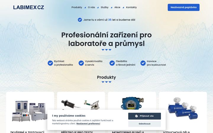 Screenshot of labimexcz.cz