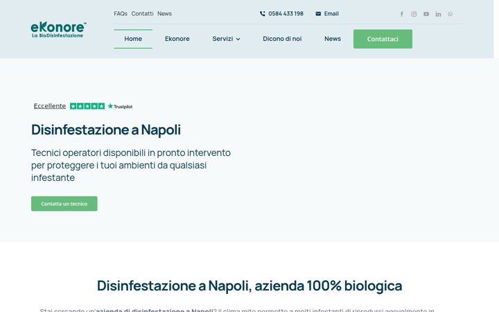 Skjermbilde av labiodisinfestazionenapoli.it