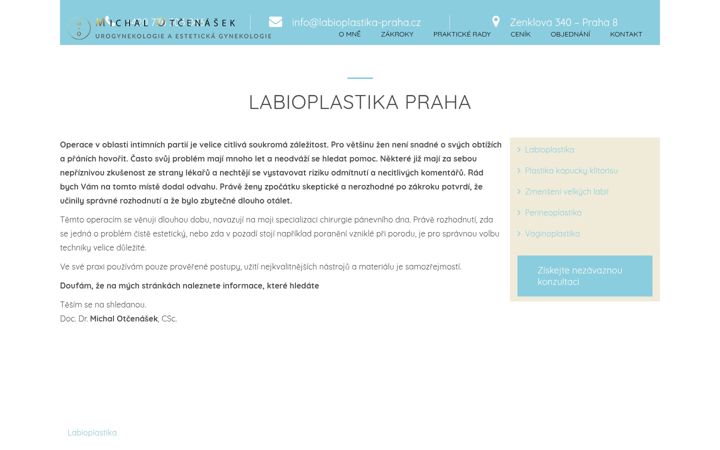 Screenshot of labioplastika-praha.cz