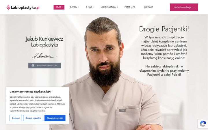 Screenshot of labioplastyka.pl