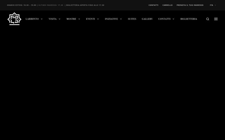 Screenshot of labirintodifrancomariaricci.it