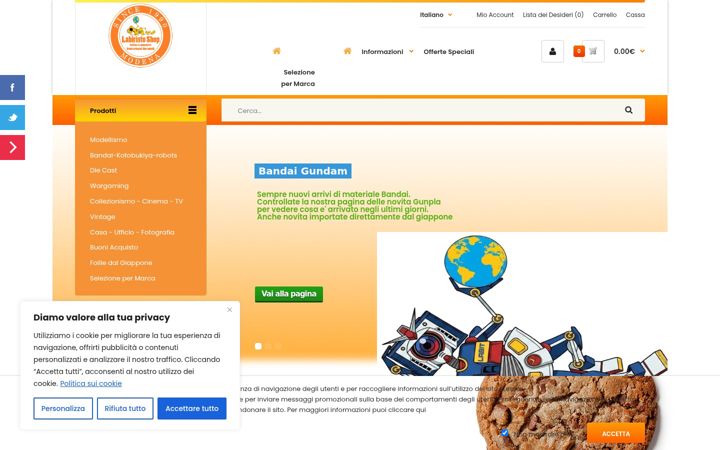 Screenshot of labirintoshop.it