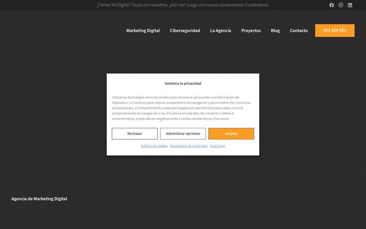 Screenshot of labiznagadigital.es