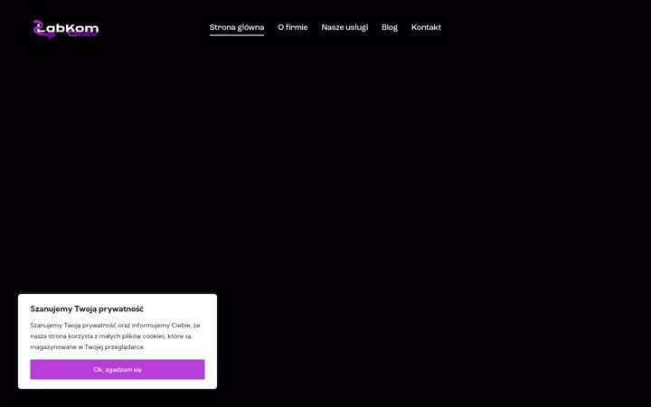 Screenshot of labkom.pl