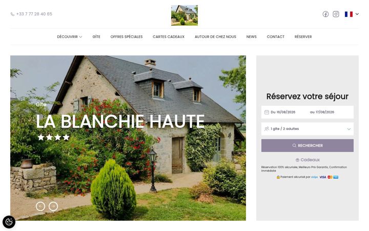 Screenshot of lablanchiehaute.com