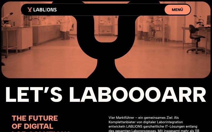 Screenshot of lablions.de