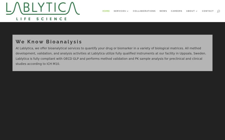 Screenshot of lablytica.com