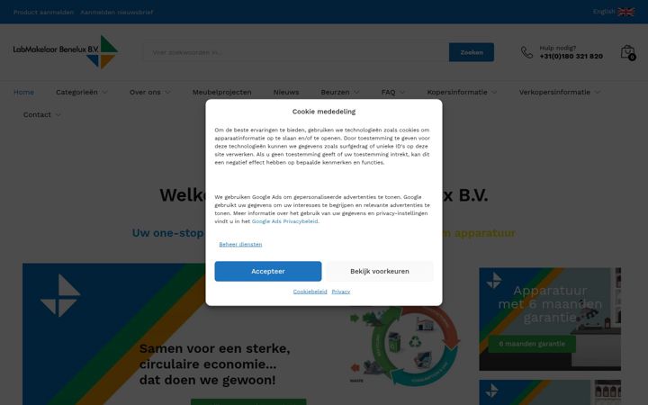 Screenshot of labmakelaar.com