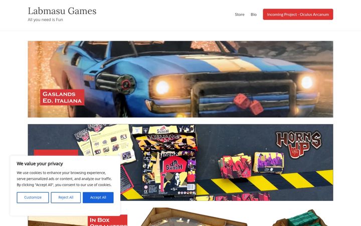 Screenshot of labmasu.com