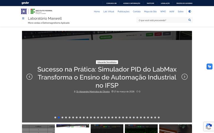 Screenshot of labmax.org