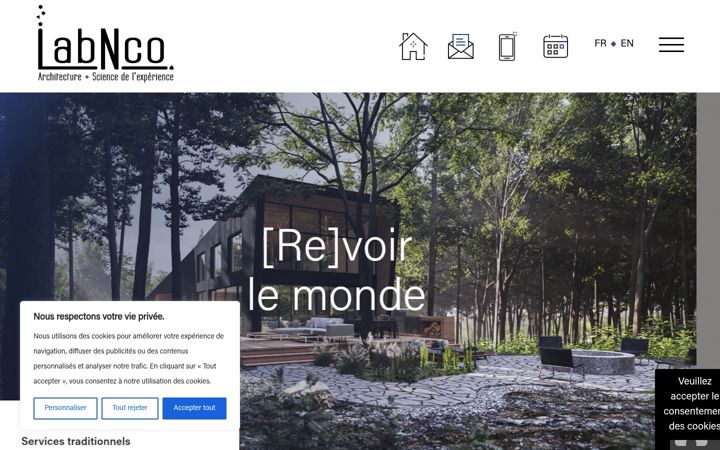 Screenshot of labnco.ca