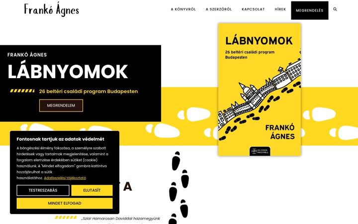 Screenshot of labnyomok.hu