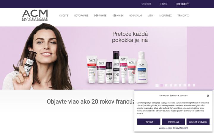 Screenshot of labo-acm.sk