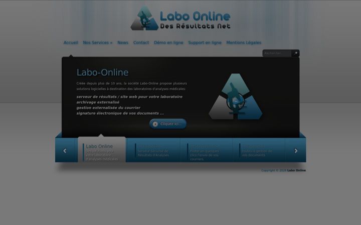 Screenshot of labo-online.fr