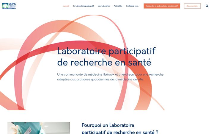 Screenshot of labo-participatif-sante.fr