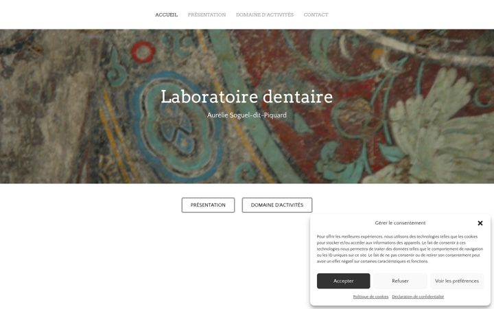 Screenshot of labo-soguel.ch