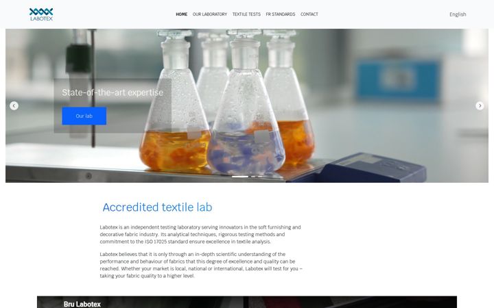 Screenshot of labo-tex.com