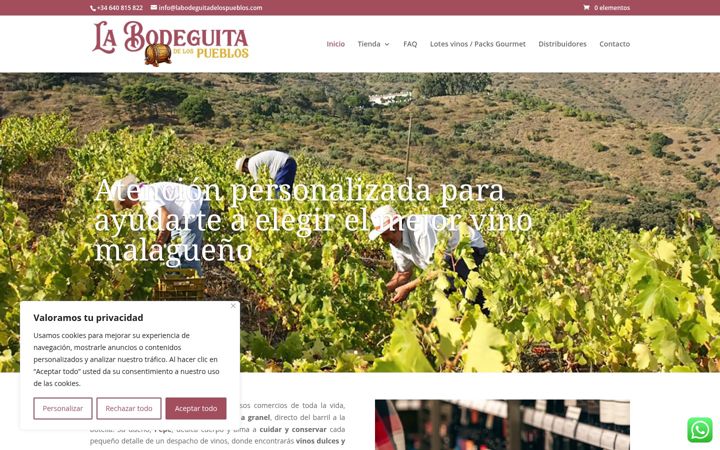 Screenshot of labodeguitadelospueblos.com