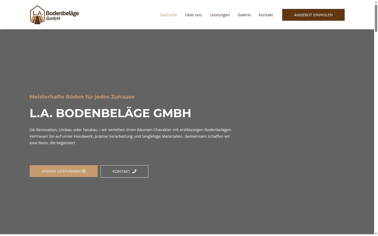 Screenshot des Einwilligungsbanners vor jeglicher Interaktion