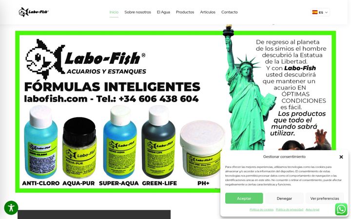 Screenshot of labofish.net