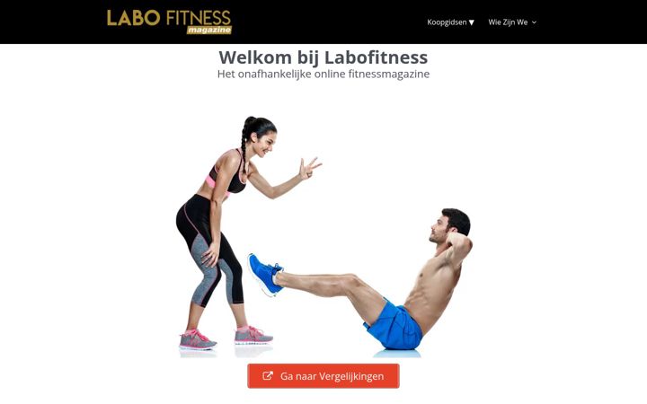 Screenshot of labofitness.nl