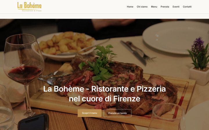 Screenshot of labohemefirenze.it