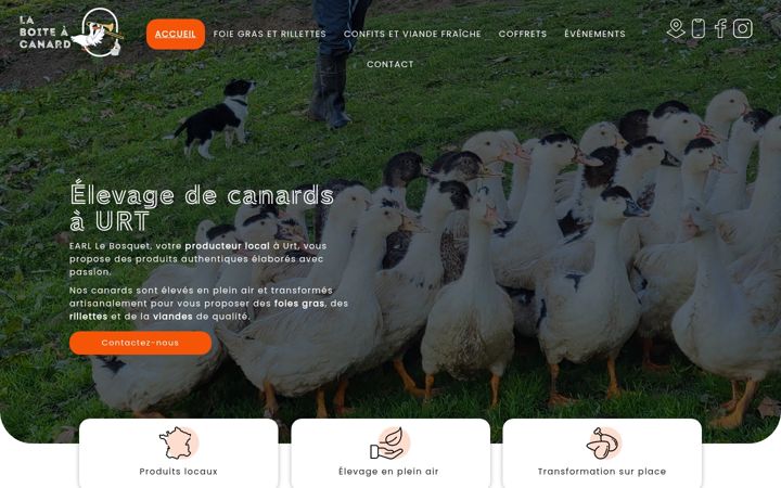 Screenshot of laboiteacanard.com
