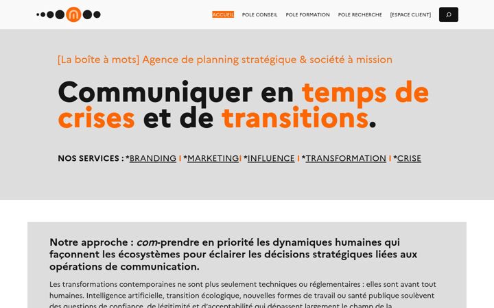Screenshot of laboiteamots.fr