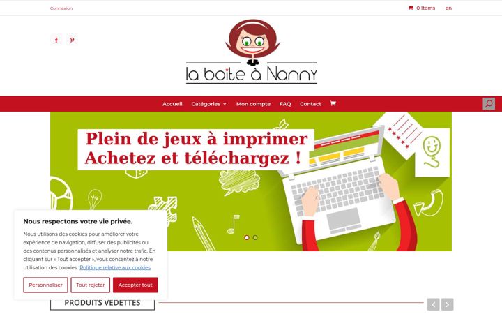 Screenshot of laboiteananny.com