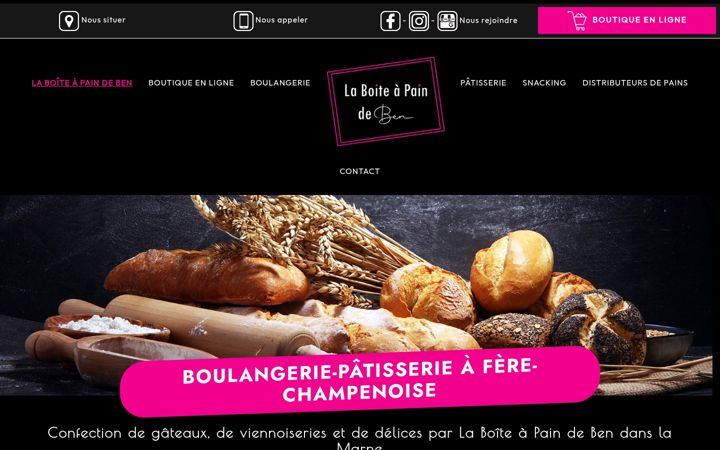 Screenshot of laboiteapaindeben.fr