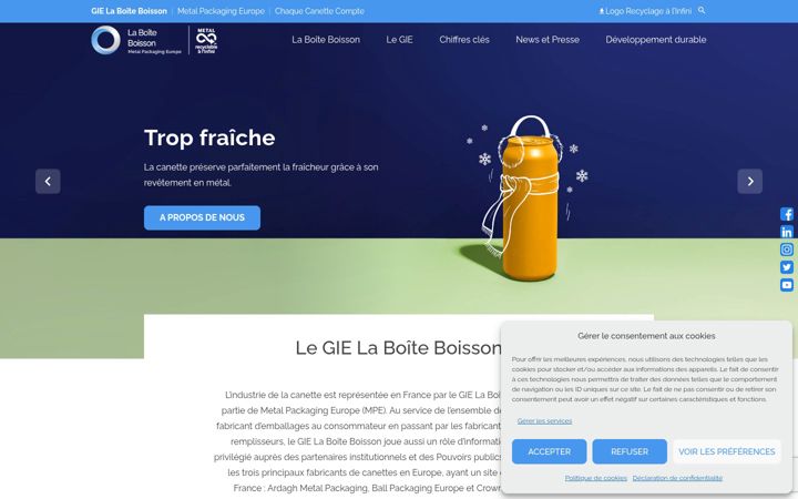 Screenshot of laboiteboisson.com
