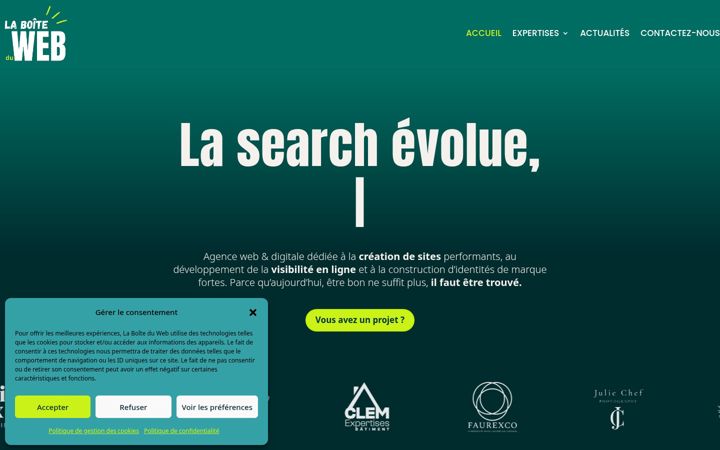 Screenshot of laboiteduweb.fr