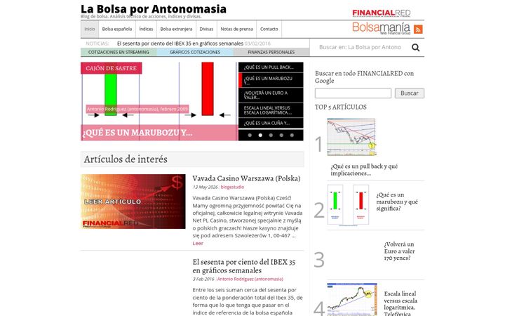 Screenshot of labolsaporantonomasia.es