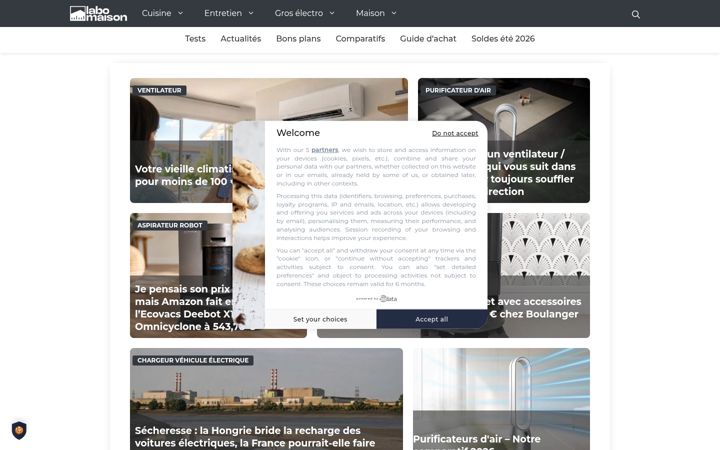 Screenshot of labomaison.com