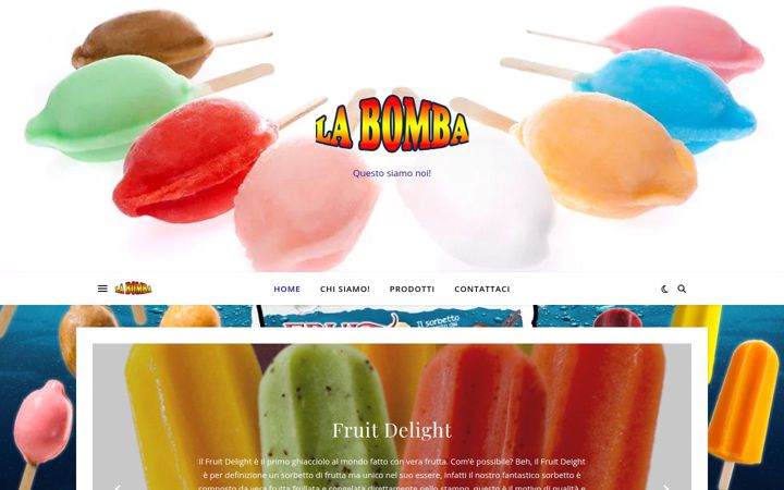 Screenshot of labomba.it