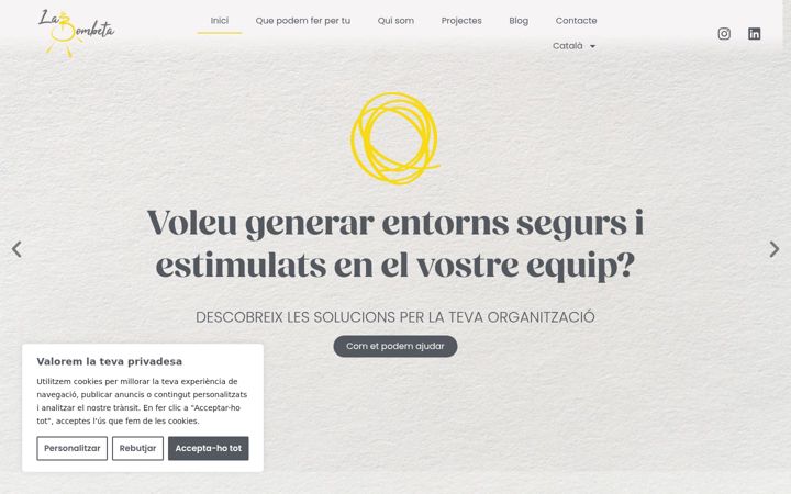 Screenshot of labombeta.es