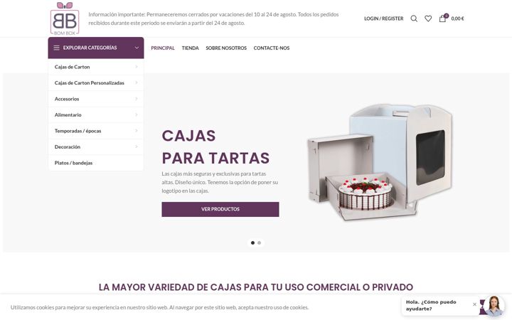Screenshot of labombox.com