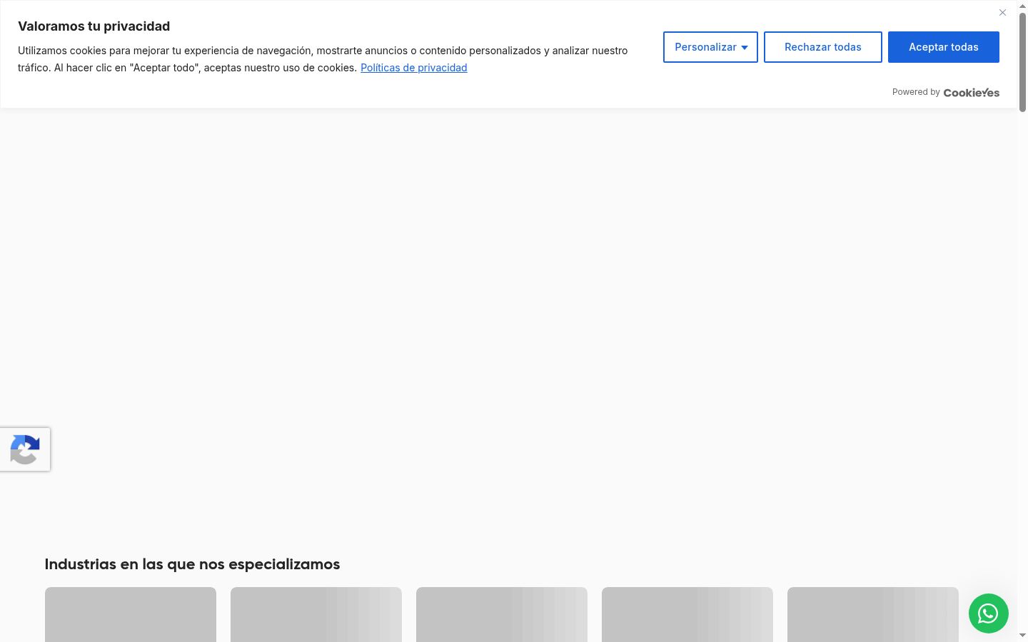 Snímka obrazovky banera súhlasu zobrazeného pred akoukoľvek interakciou