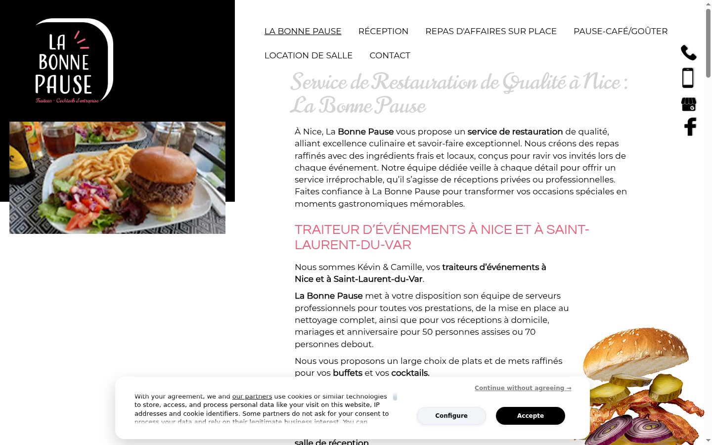 Screenshot tal-banner tal-kunsens muri qabel kwalunkwe interazzjoni