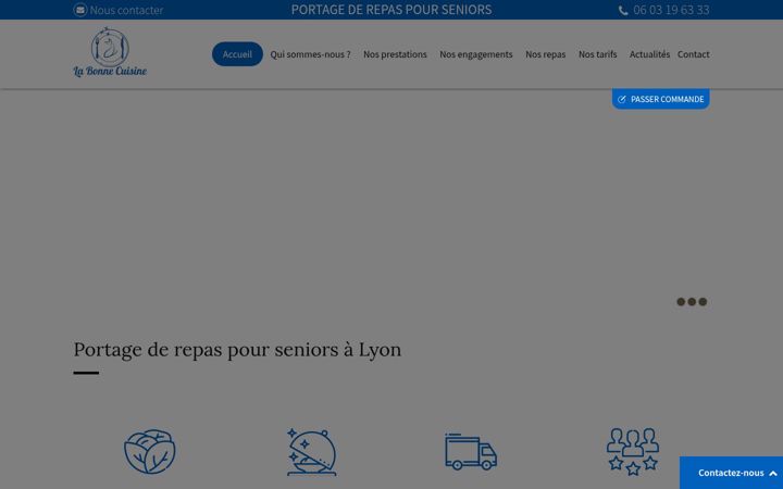 Screenshot of labonnecuisine.org