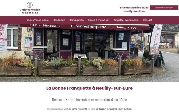 Screenshot of labonnefranquette-61.fr