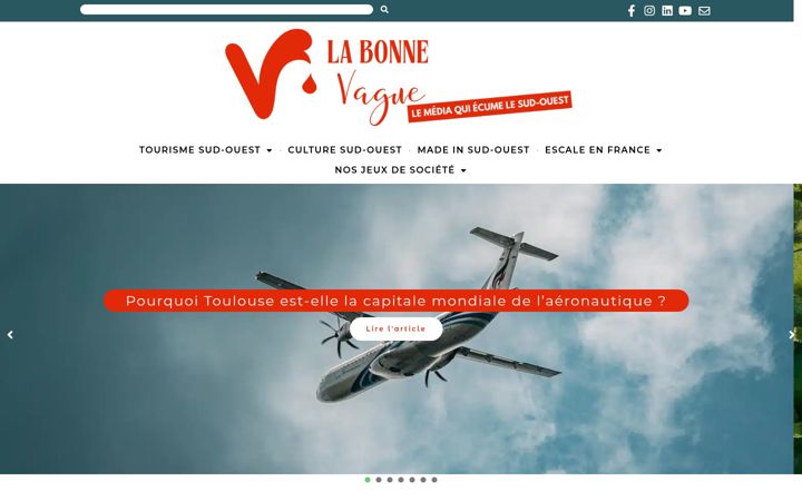 Screenshot of labonnevague.com