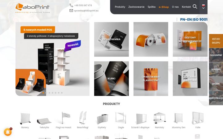 Screenshot of laboprint.eu