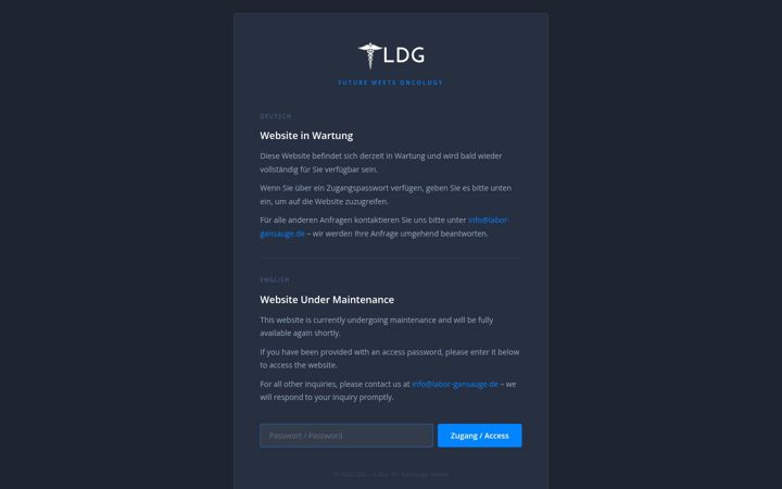 Screenshot of labor-gansauge.de