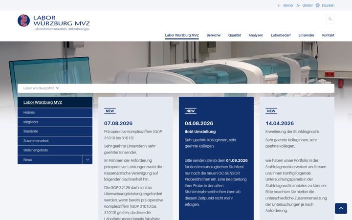 Screenshot of labor-hermann.de